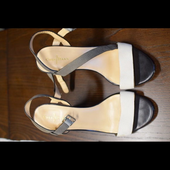 Strappy color block Cole Haan heels - Picture 4 of 5
